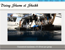 Tablet Screenshot of diving-sharm.com